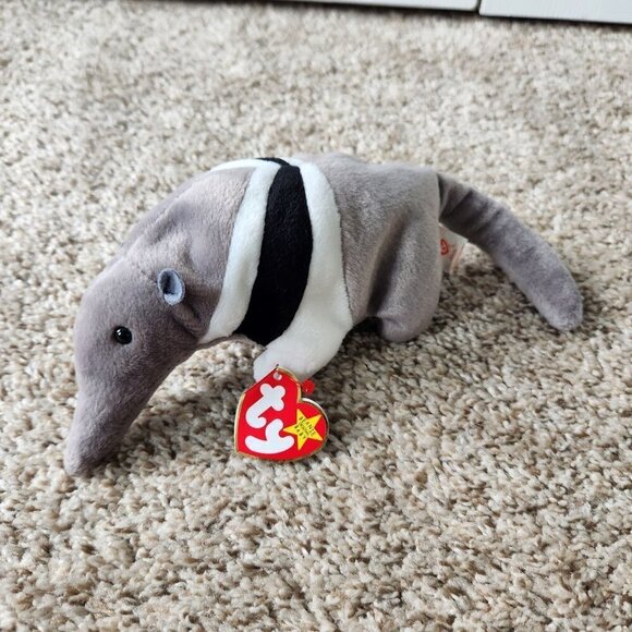 Ty Beanie Baby Bundle - Pouch, Ziggy, Chocolate, Ants and Roam - Picture 8 of 11